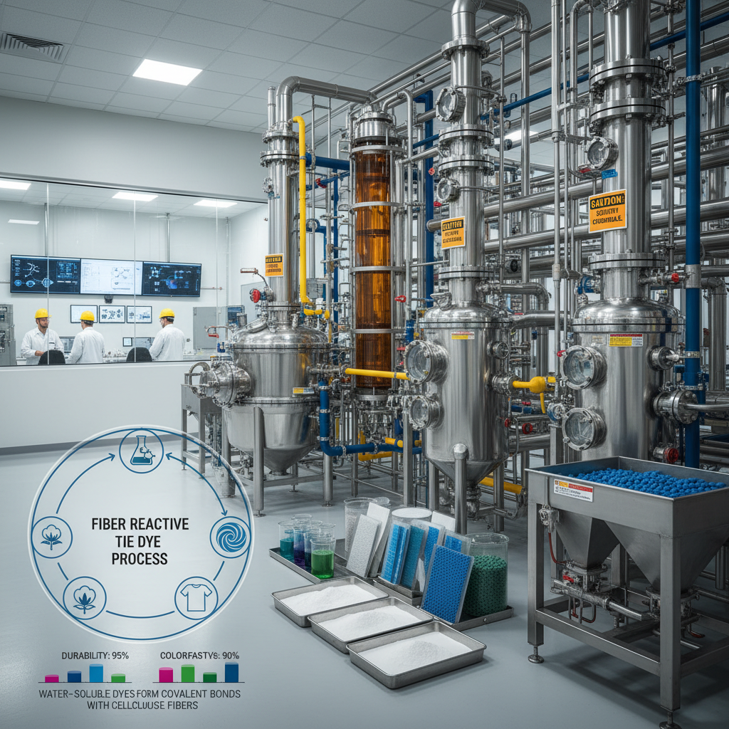 Chemical Mechanism and Industrial Use of fiber reactive tie dye