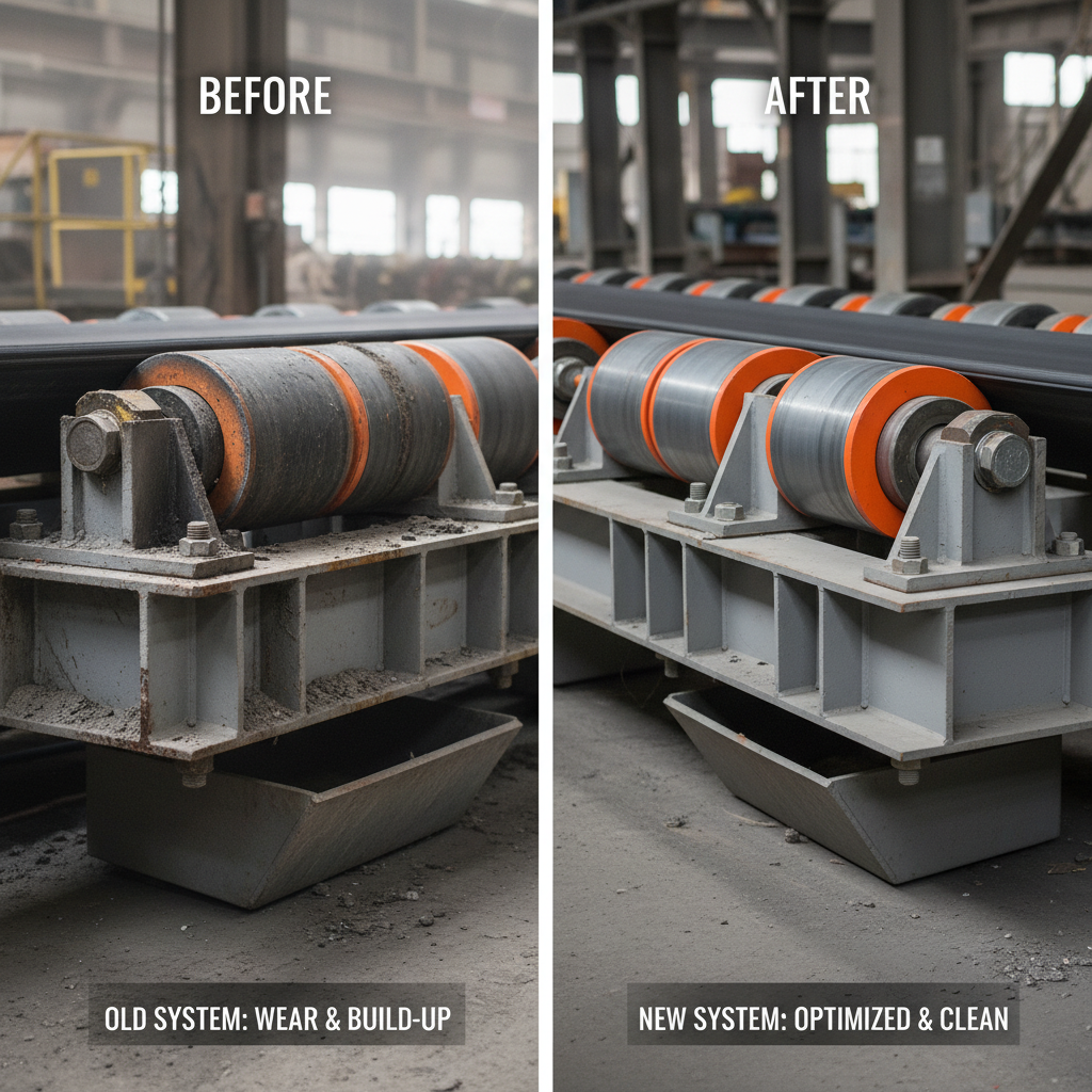 Importance and Selection of High Quality conveyor belt return rollers