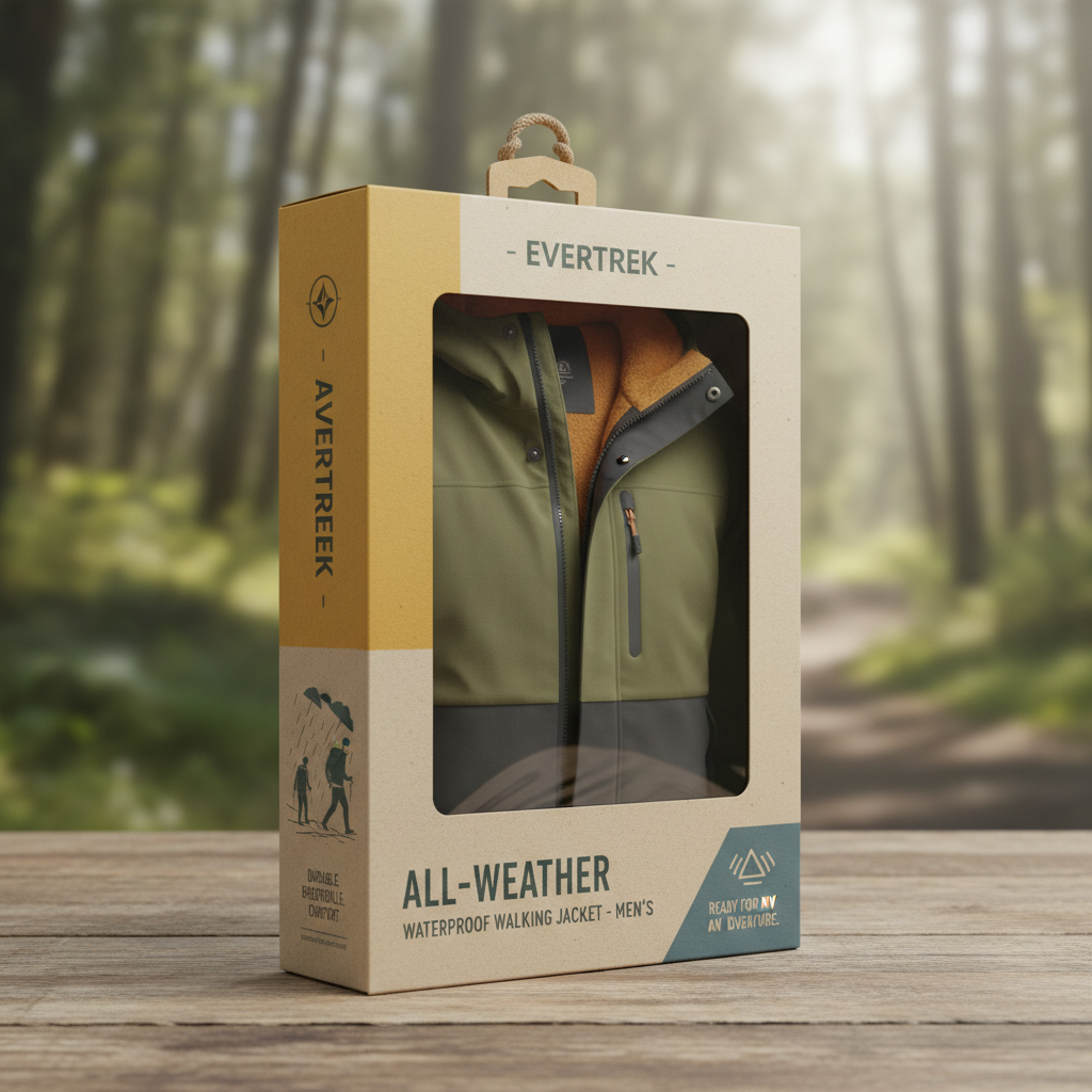 High Performance waterproof walking jacket mens for Outdoor Safety