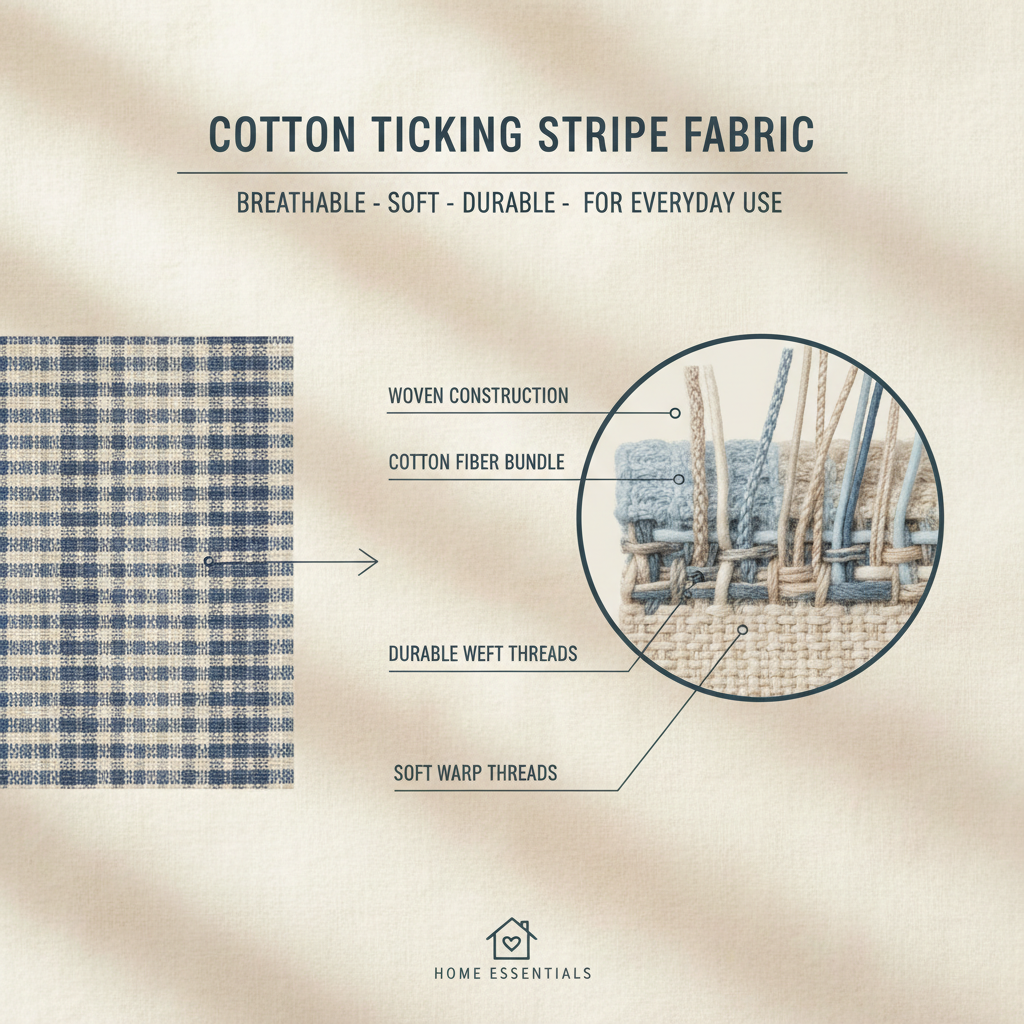 Durable and Sustainable Cotton Ticking Stripe Fabric Guide