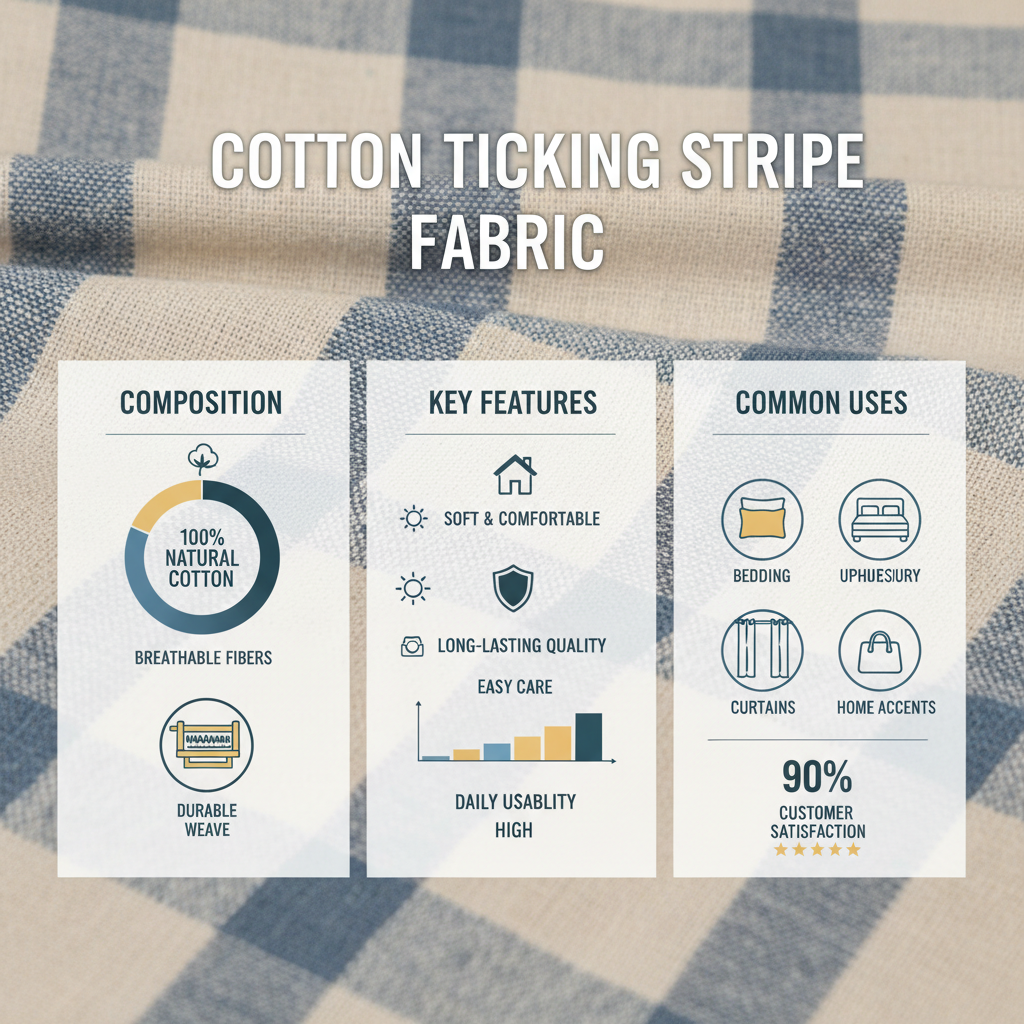Durable and Sustainable Cotton Ticking Stripe Fabric Guide