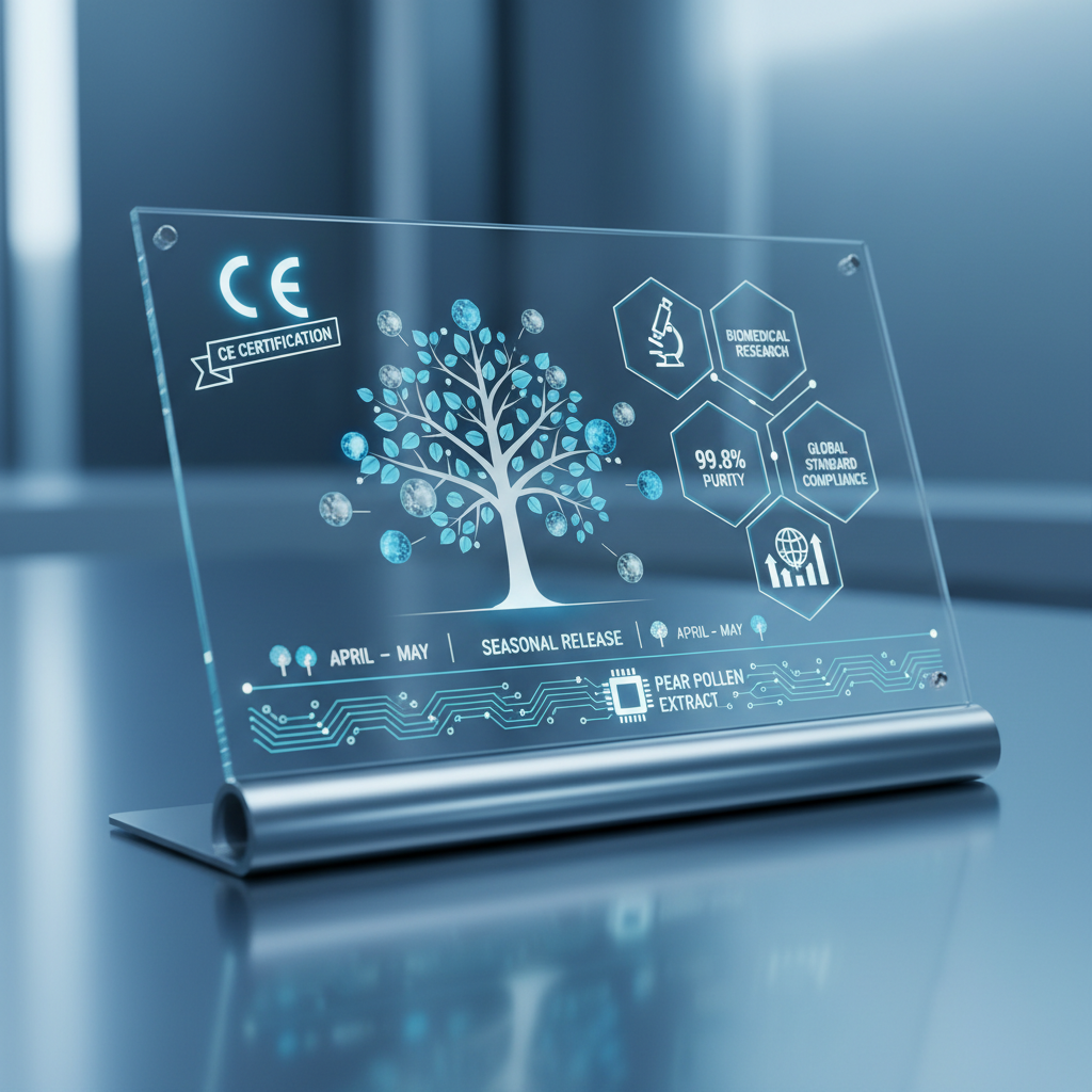 Benefits of ce certification pearpollen on trees for Orchards