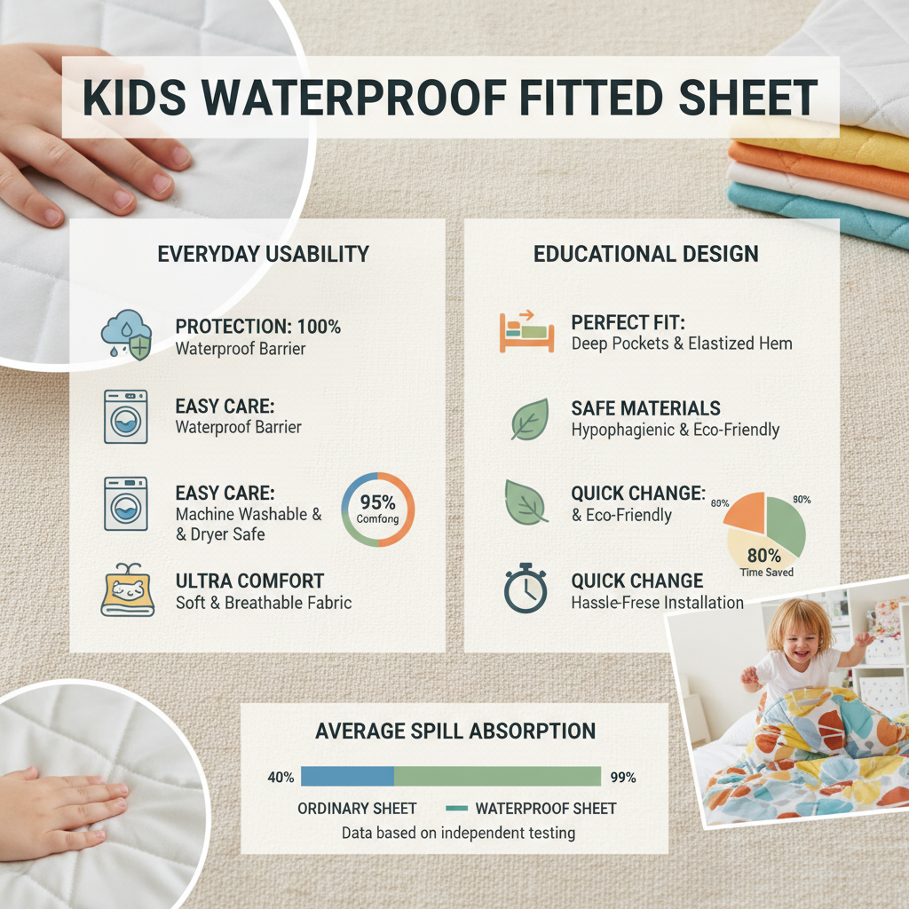 Best Kids Waterproof Fitted Sheet for Mattress Protection and Comfort