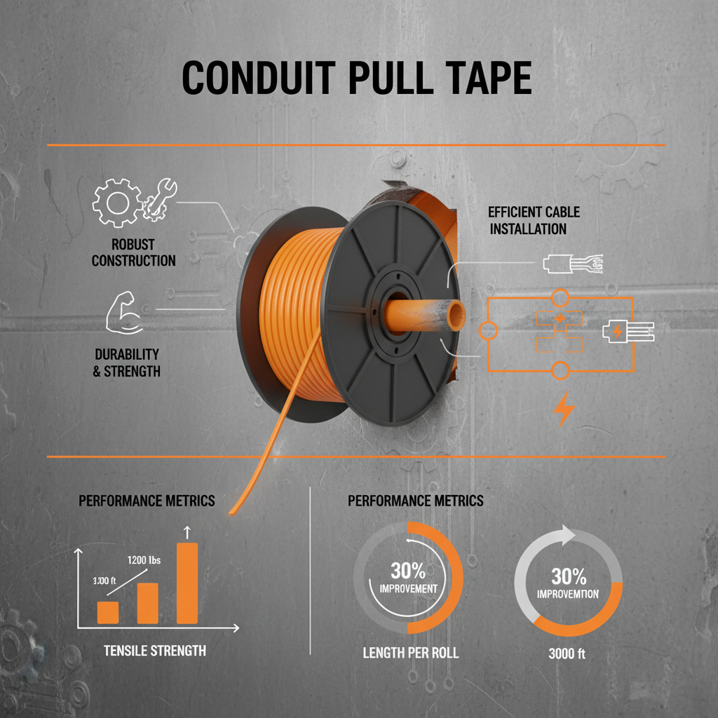 High Performance Conduit Pull Tape for Efficient Cable Installation