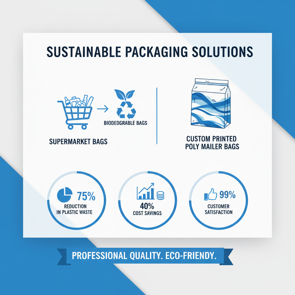 Custom Printed Poly Mailer Bags for Efficient Ecommerce Branding