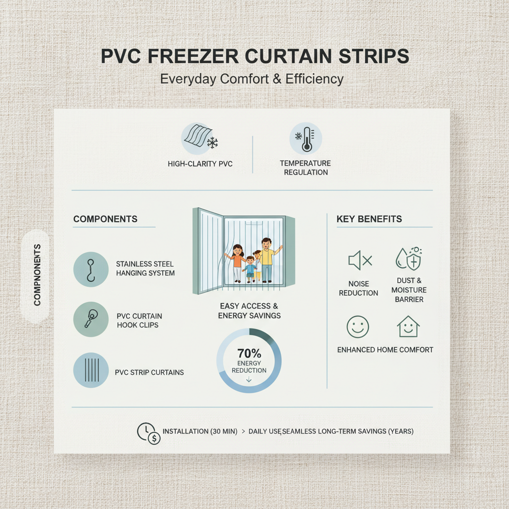 Efficient Thermal Control with PVC Freezer Curtain Strips