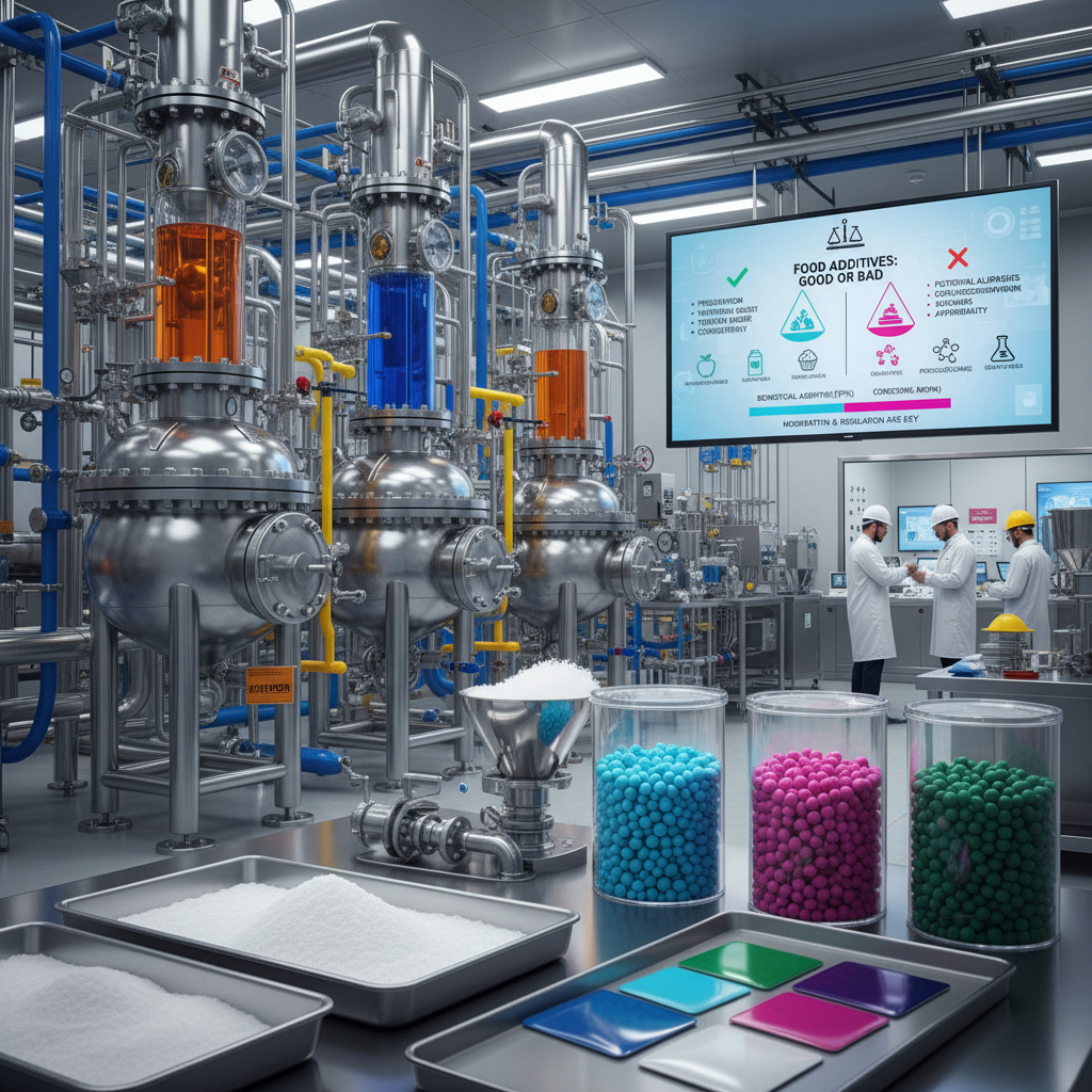 Understanding if are food additives good or bad for you and health