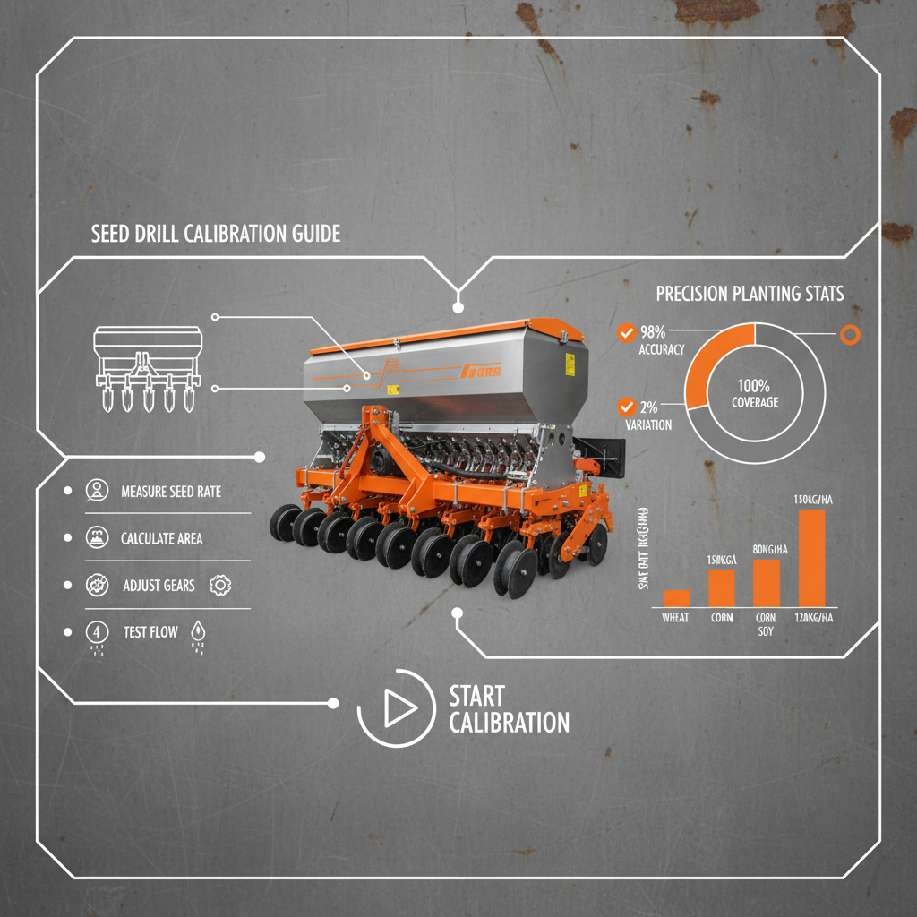 Guide to Precision Farming by Calibrating a Seed Drill