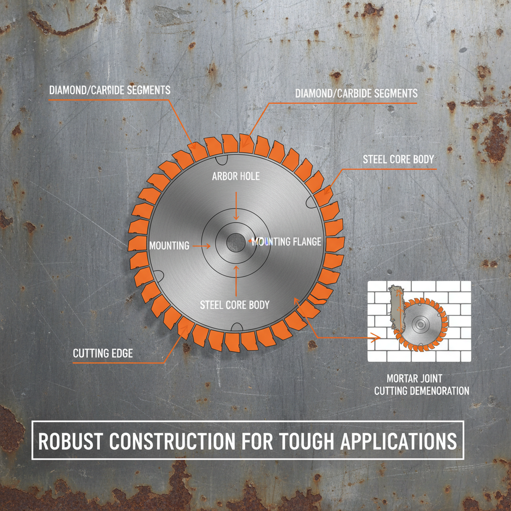 High Performance Mortar Cutting Blade for Professional Masonry