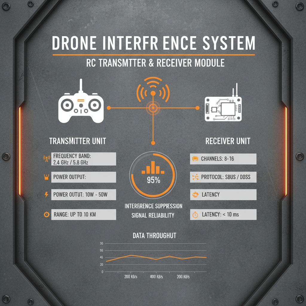 High Performance rc transmitter and receiver module for Wireless Control