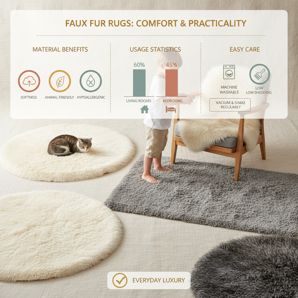 Premium Faux Fur Rugs for Modern Luxury and Cozy Home Decor