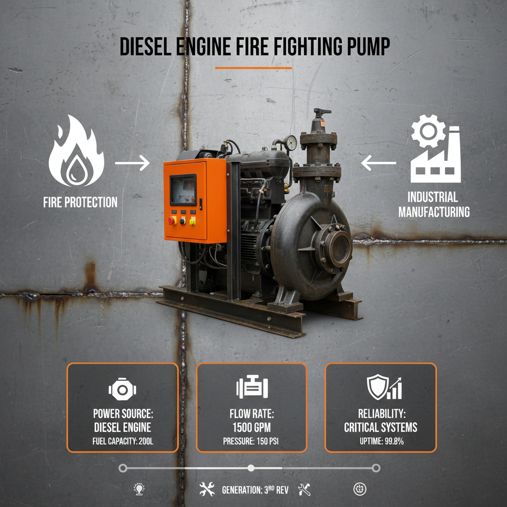 Reliable Diesel Engine Fire Fighting Pump for Emergency Response