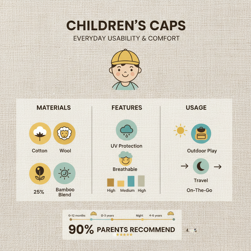 Professional Children Cap Design for Safety and UV Protection