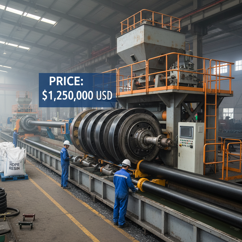 Analysis of HDPE Pipe Extrusion Machine Price and Investment