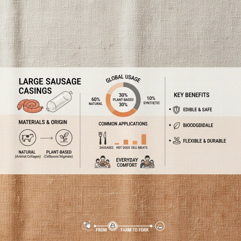 High Quality Large Sausage Casings for Professional Meat Processing