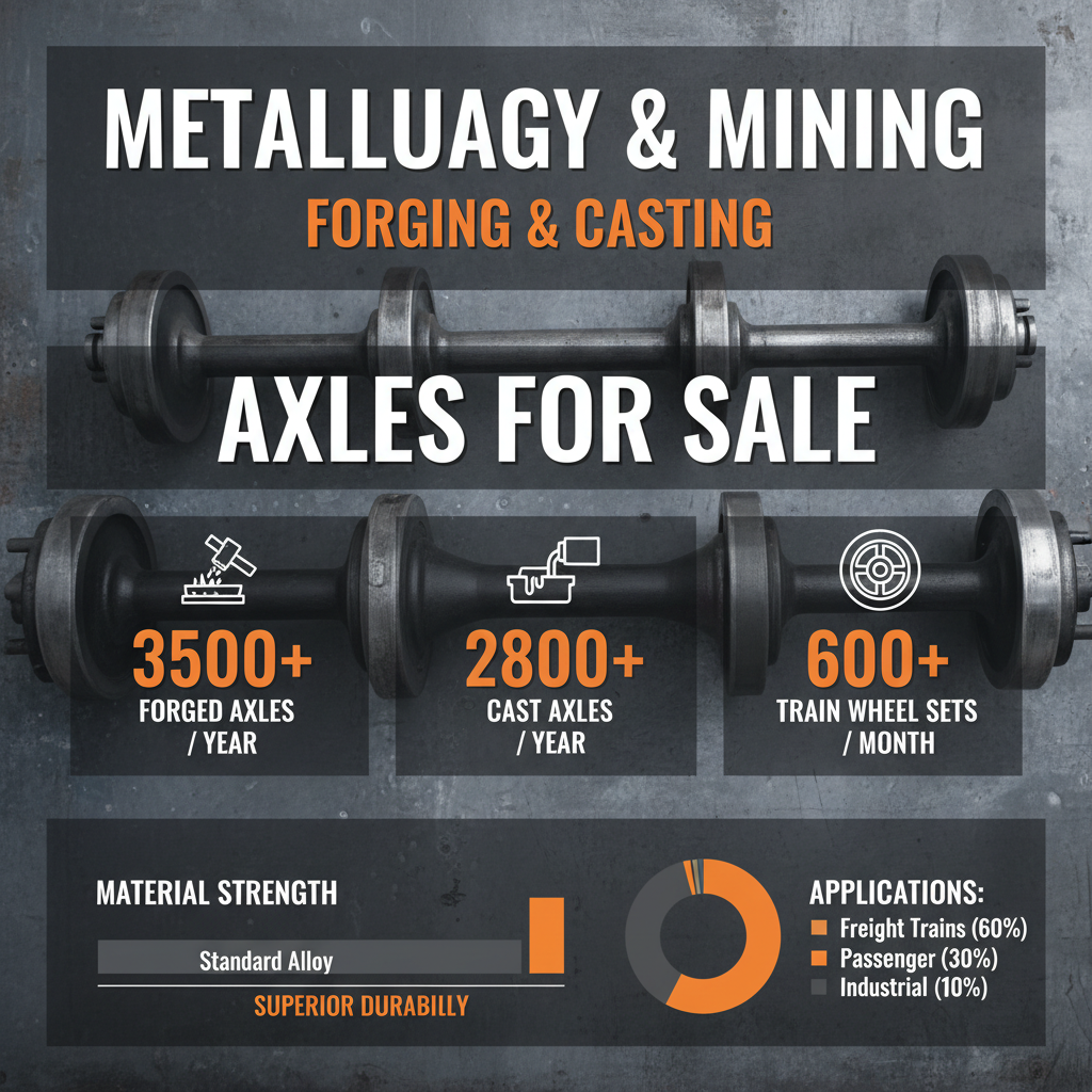 High Performance Industrial Forged Axles for Sale and Procurement