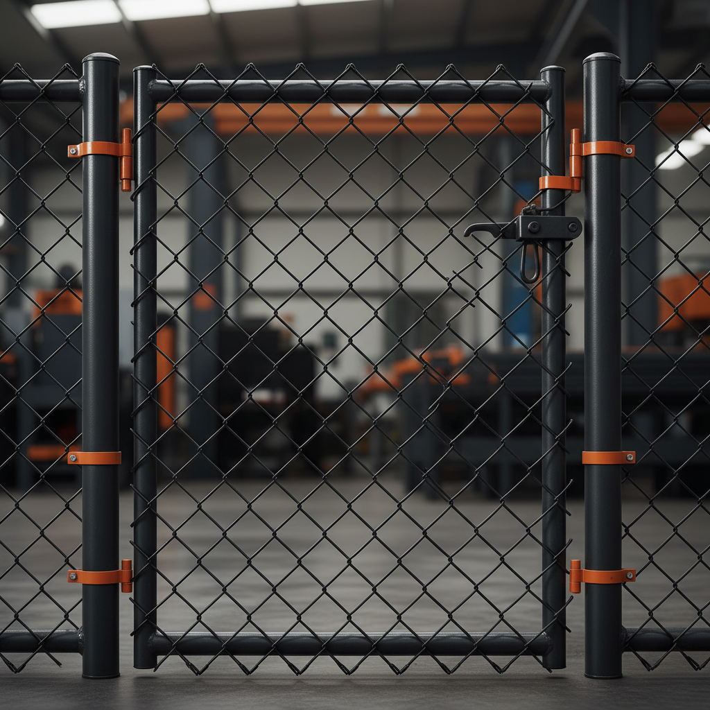 Durable and Discreet Black Vinyl Coated Chain Link Fence Solutions