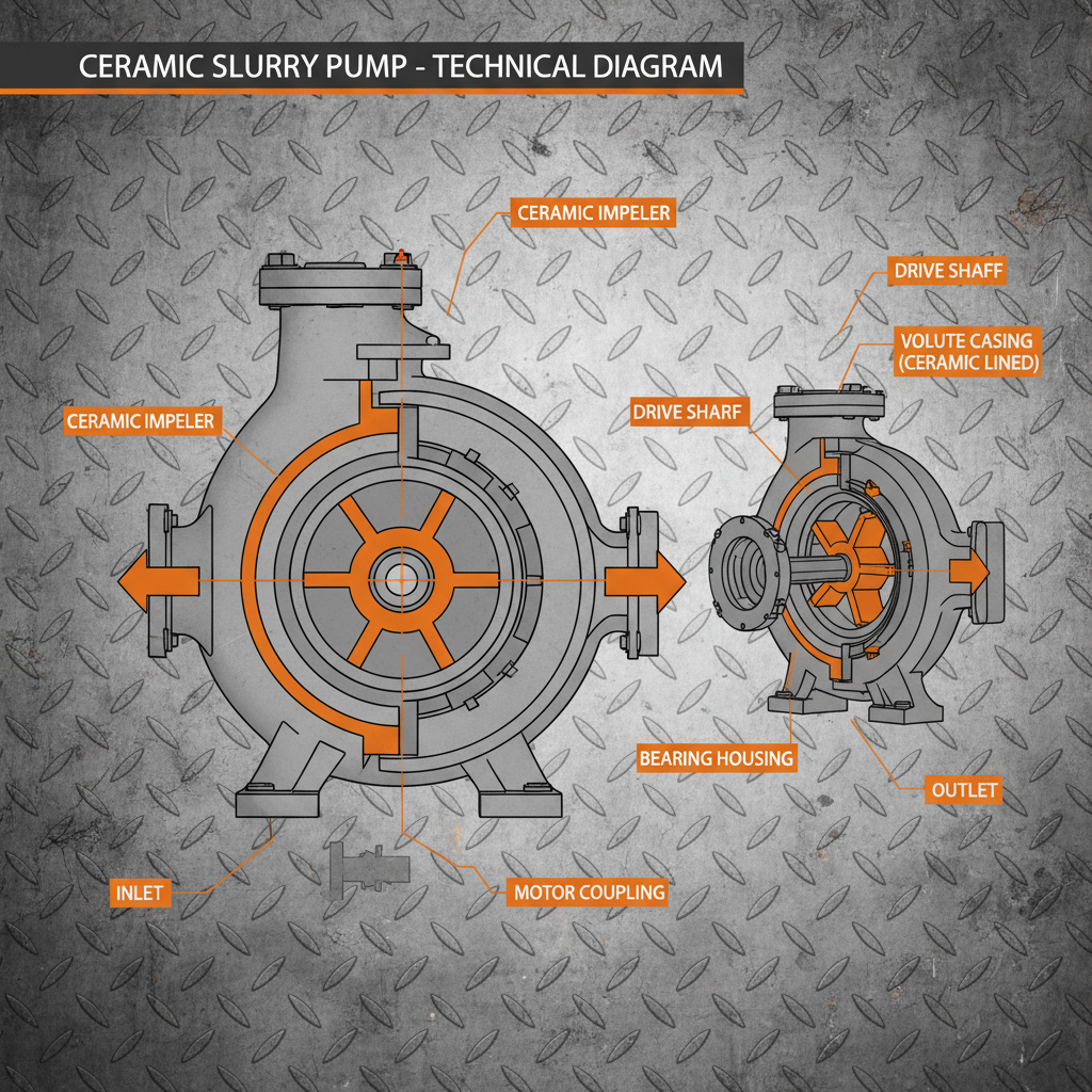 Industrial Ceramic Slurry Pump for Abrasive Fluid Handling Solutions