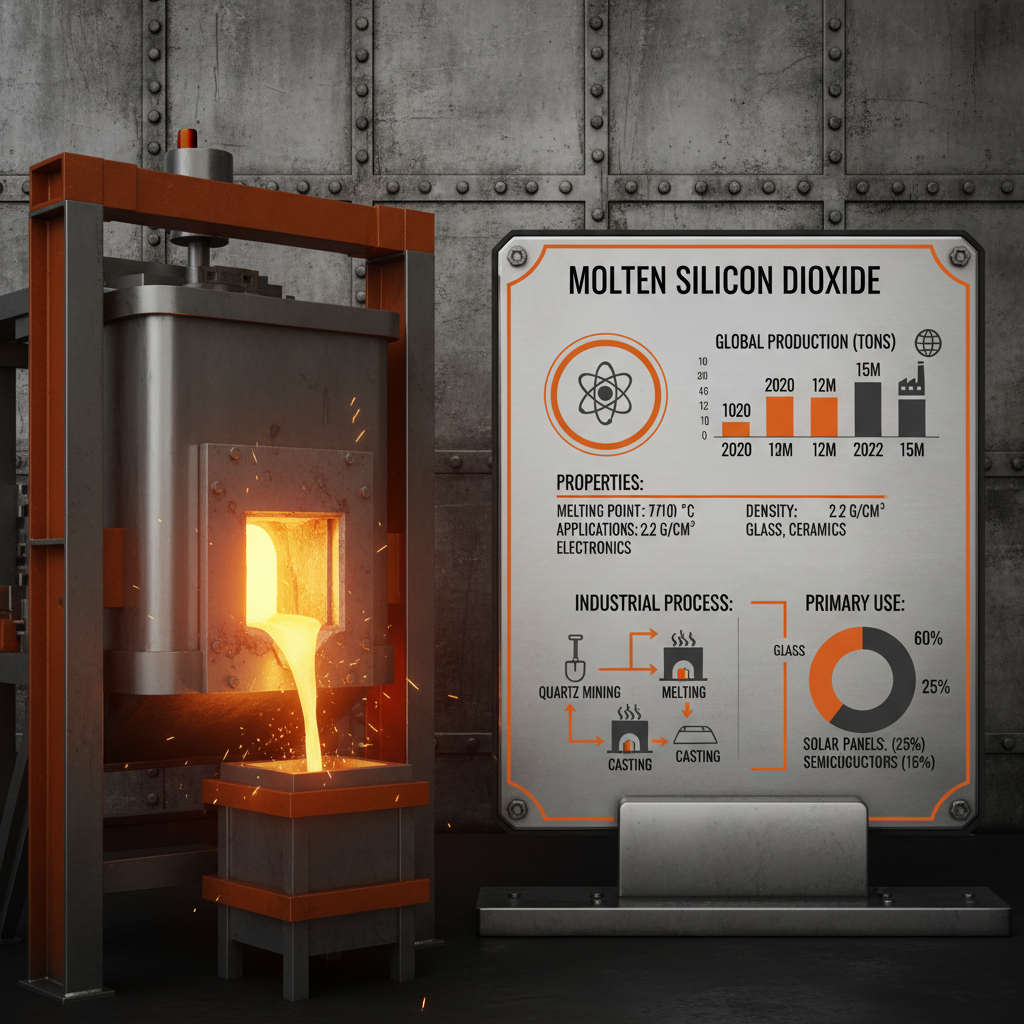 Industrial Applications and Properties of Molten Silicon Dioxide