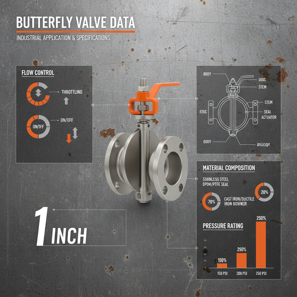 Industrial 1 inch butterfly valve Guide for Flow Control Systems