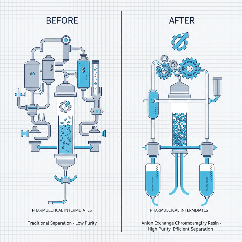 High Performance Anion Exchange Chromatography Resin for Purification