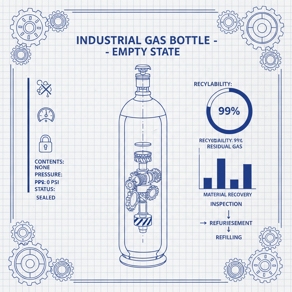 Safety and Logistics Guide for Handling an empty gas bottle
