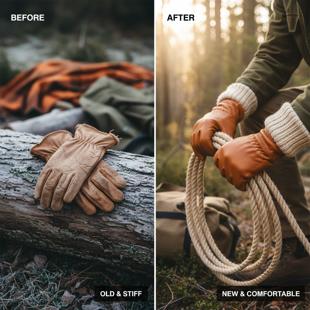 High Performance Leather Outdoor Gloves for Extreme Environments