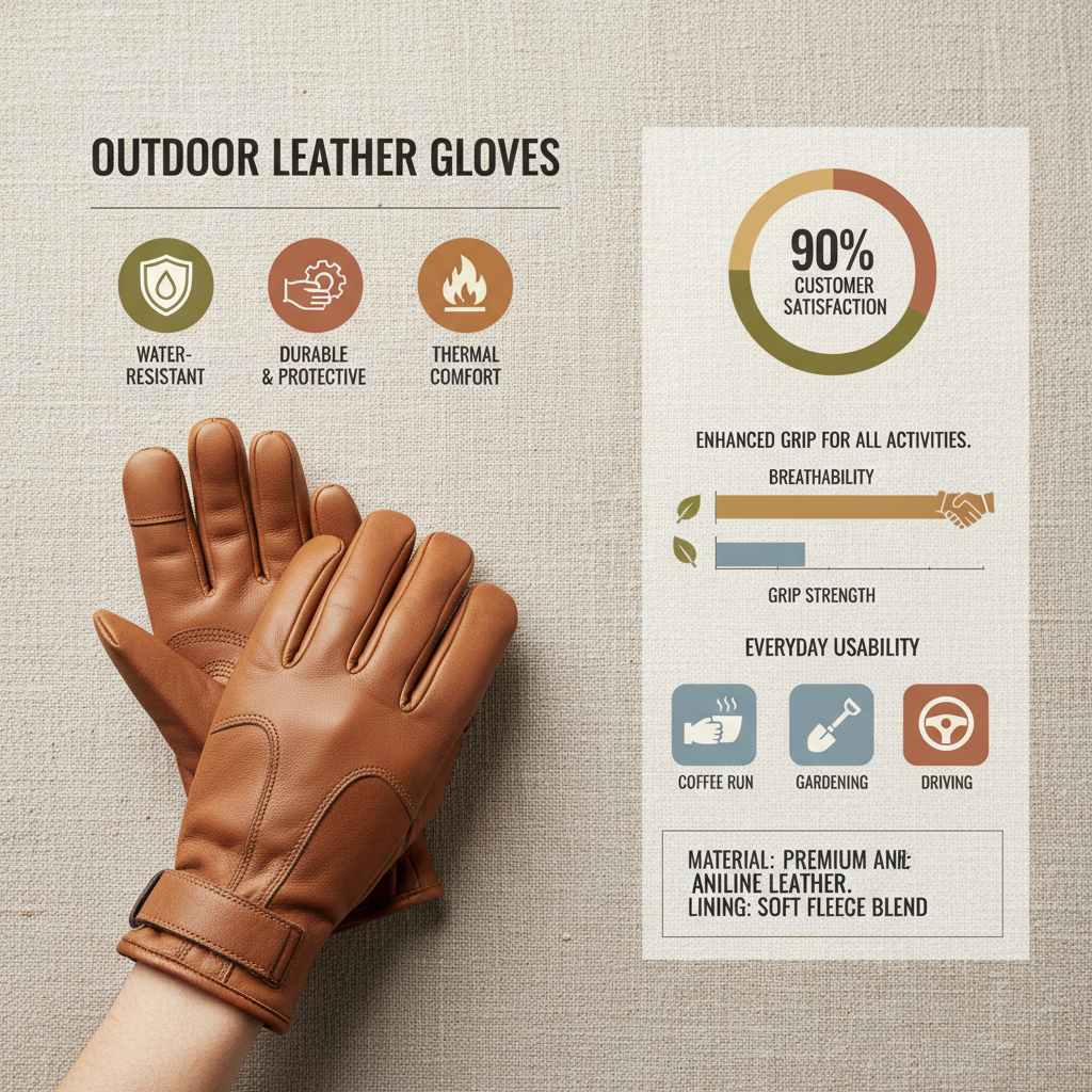 High Performance Leather Outdoor Gloves for Extreme Environments