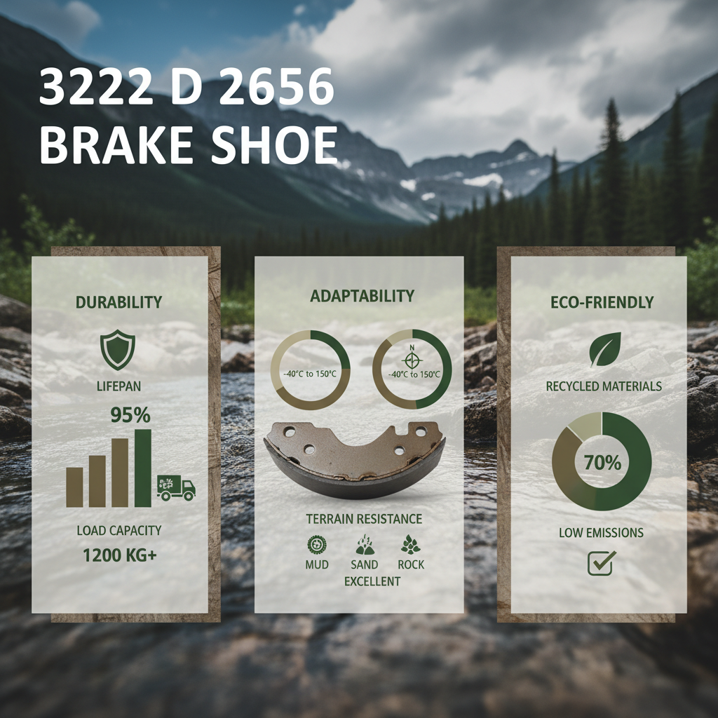 3222 d 2656 brake shoe