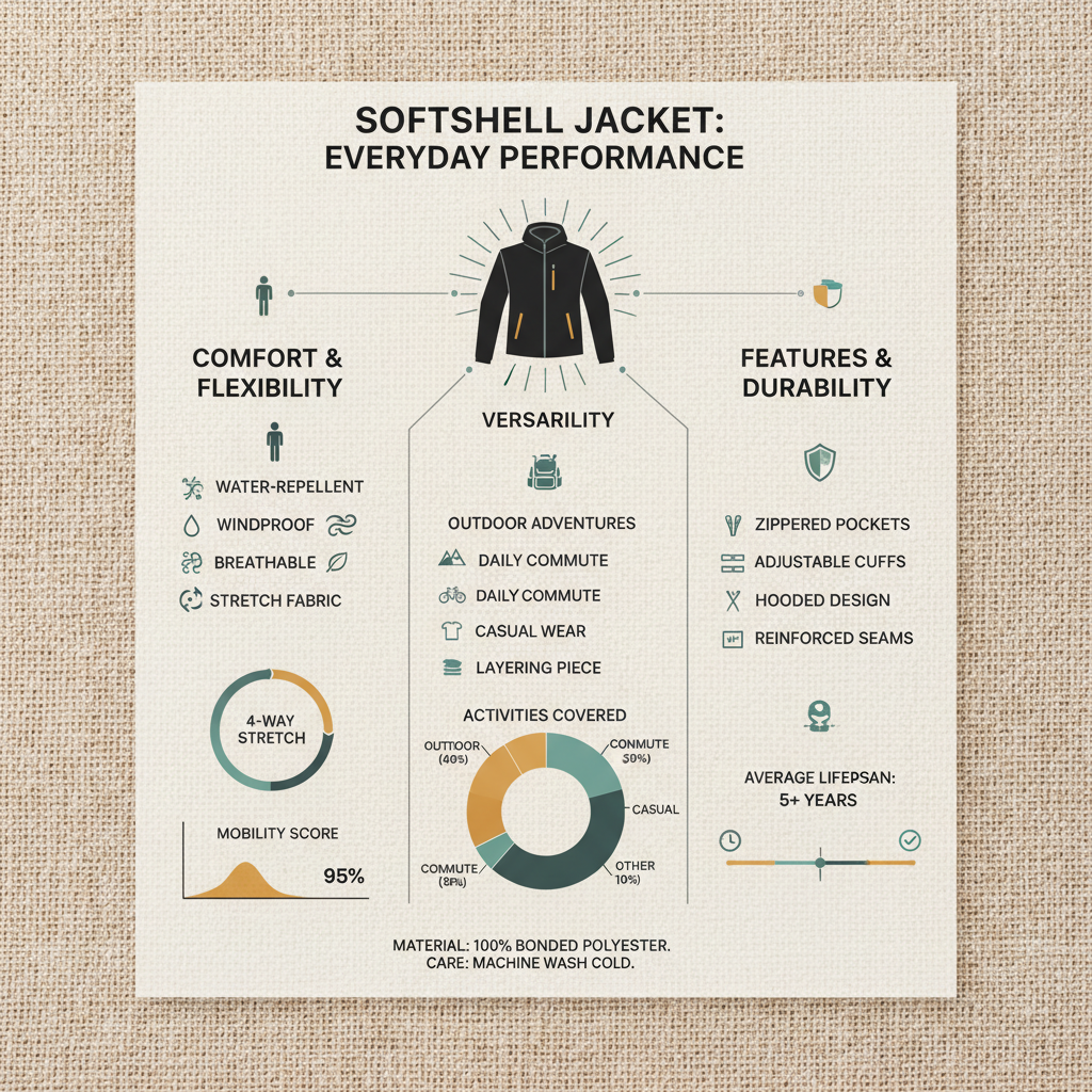 softshell jacket black