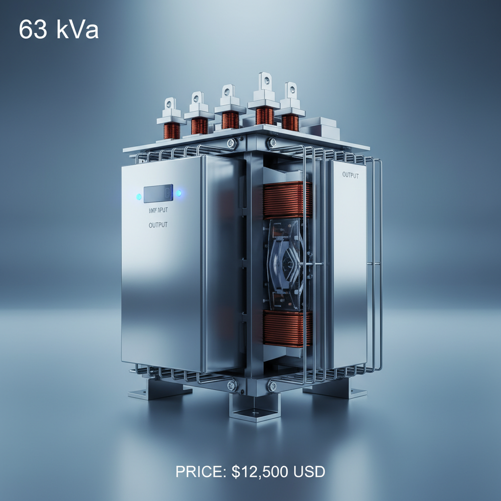 63 kva dry type transformer price