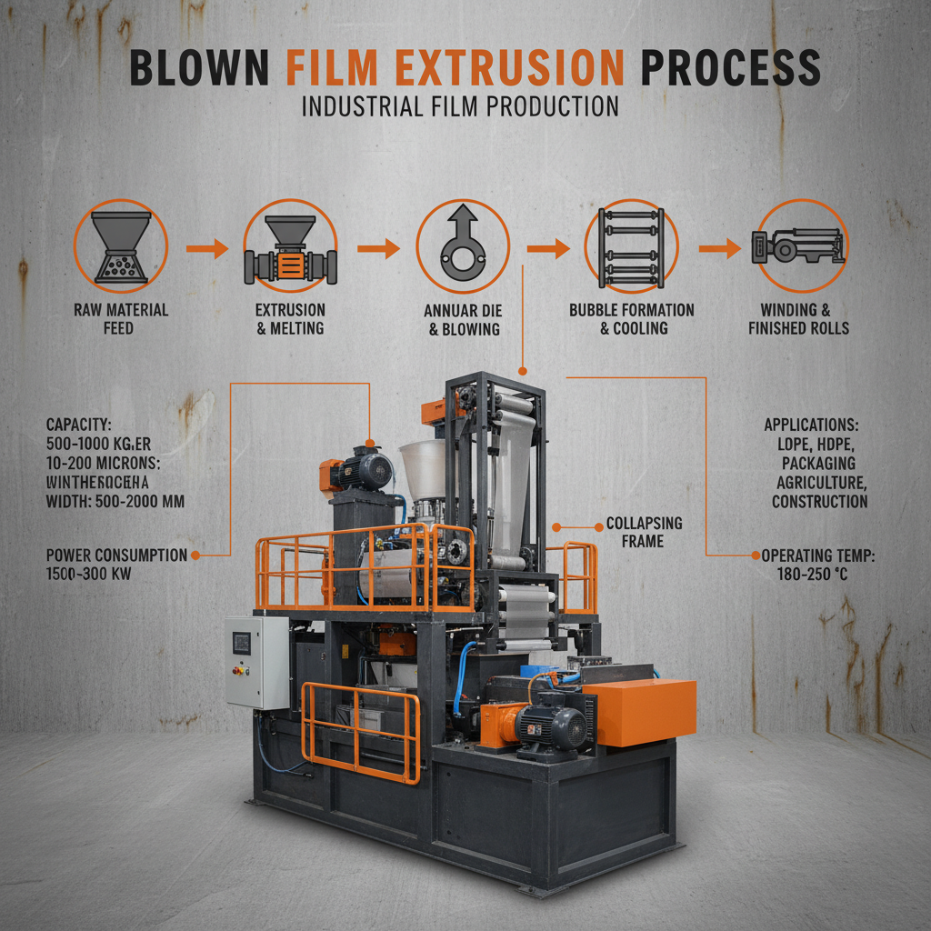blown film extrusion machine