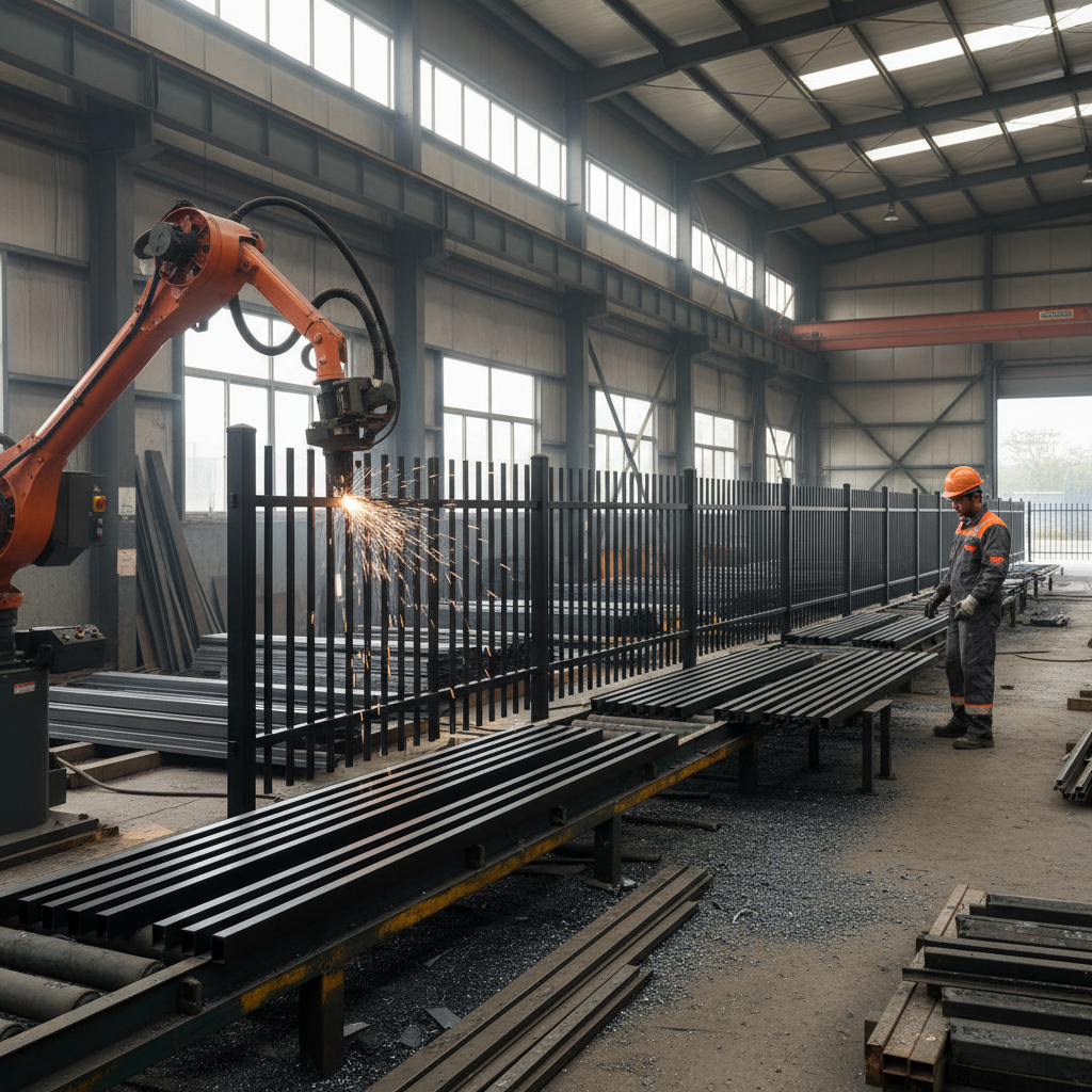 Aluminum Fence Panels Black