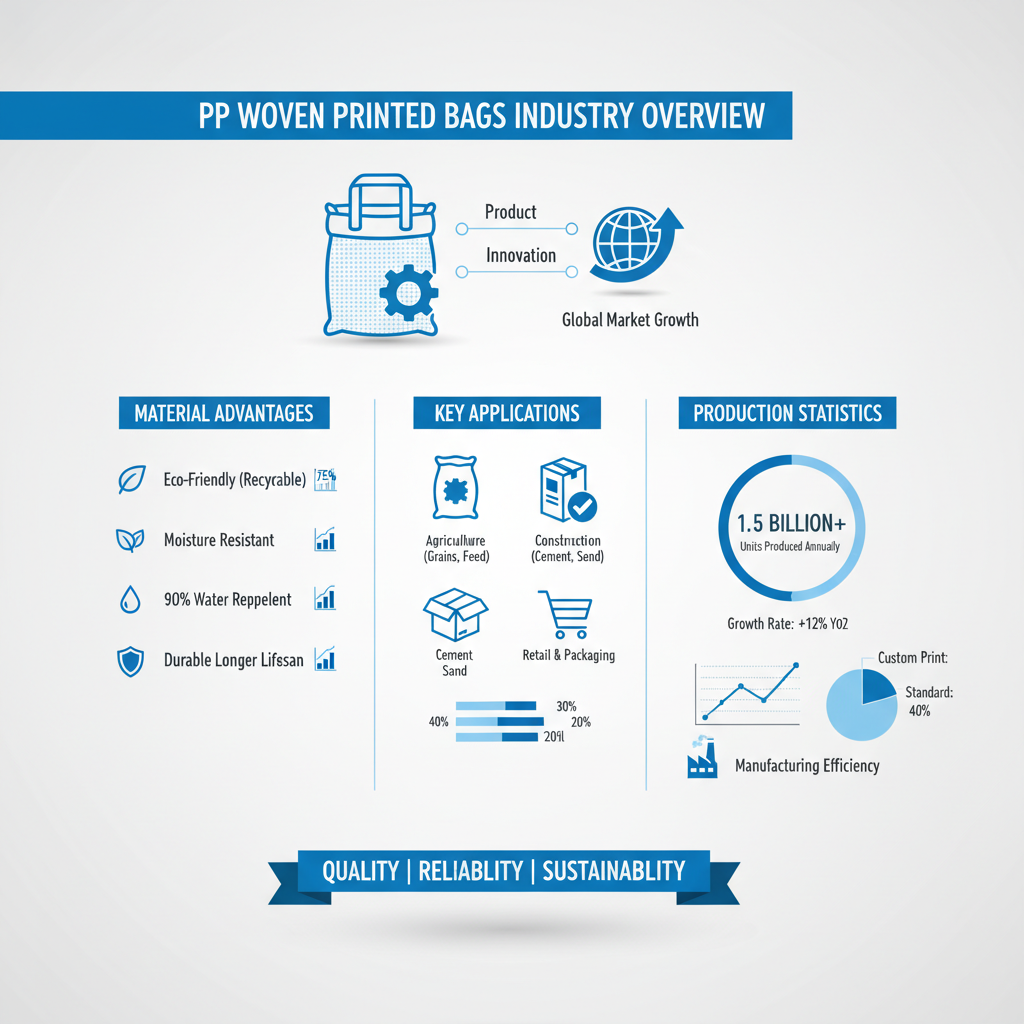 pp woven printed bags