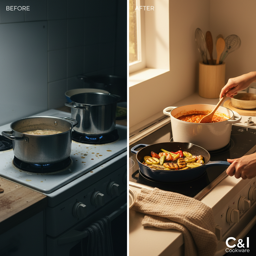 cast iron cookware on electric stoves