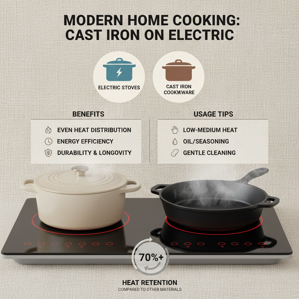 cast iron cookware on electric stoves