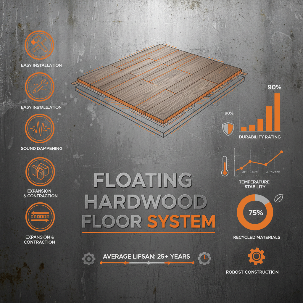 floating hardwood floor