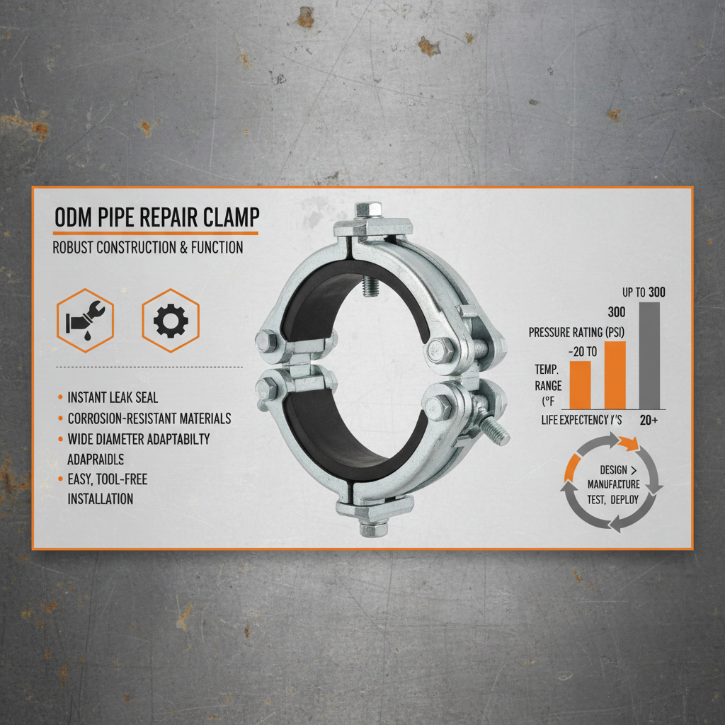 ODM pipe repair clamp