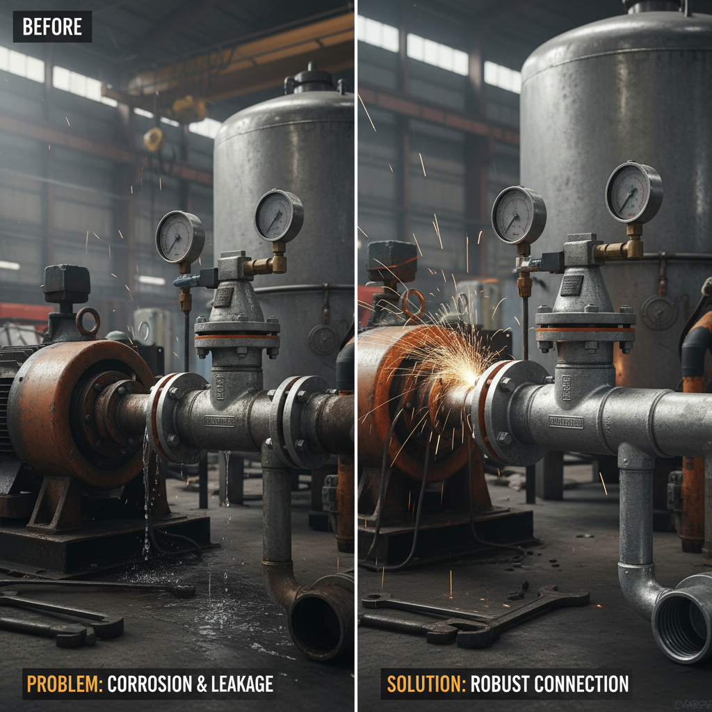 3 4 galvanized pipe fittings