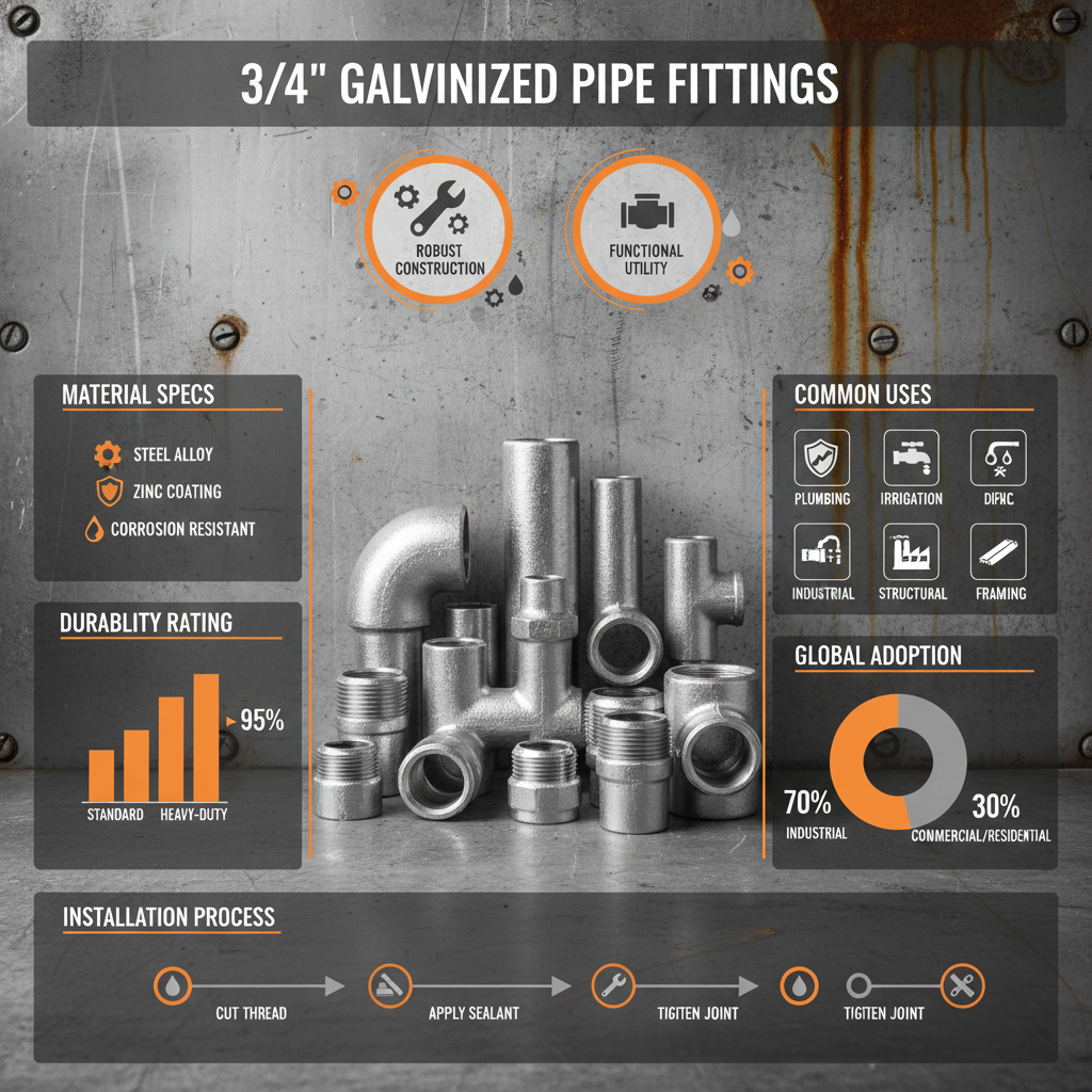 3 4 galvanized pipe fittings