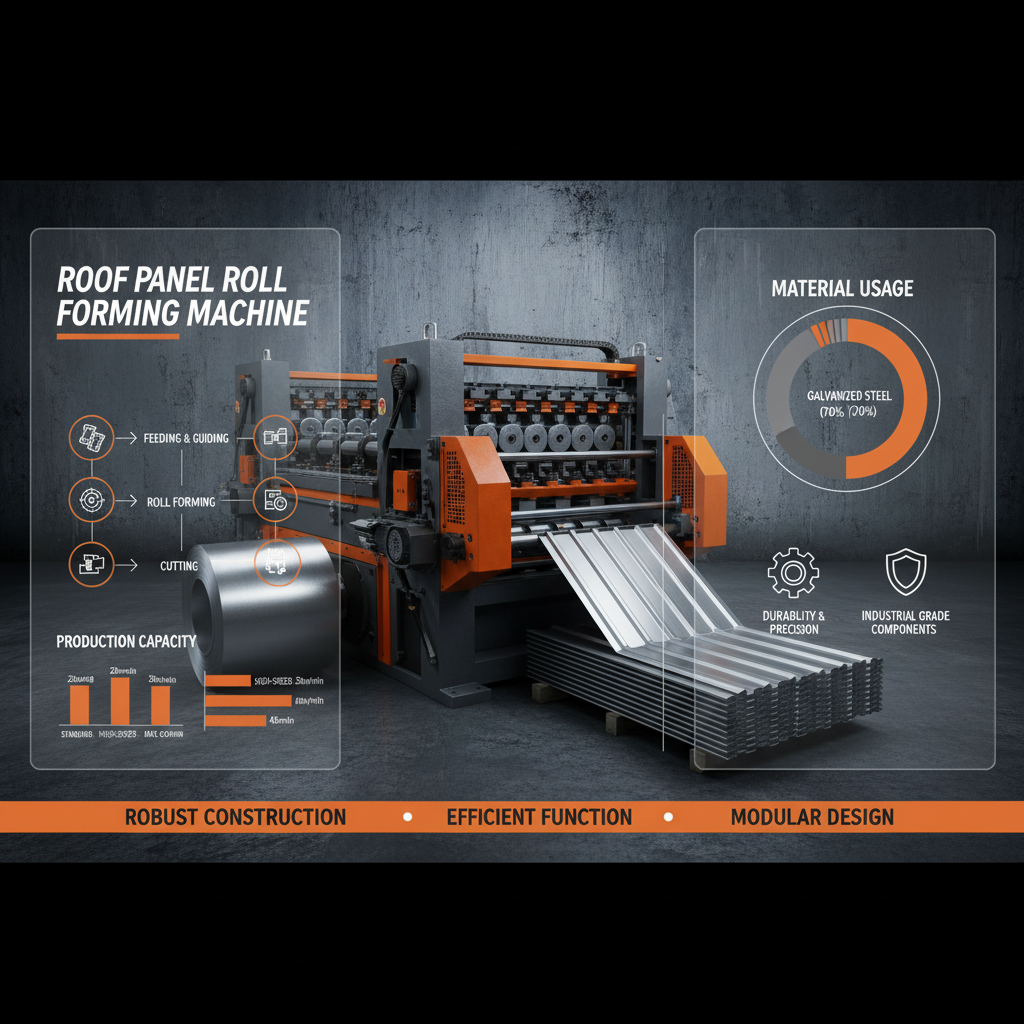 roof panel roll forming machine