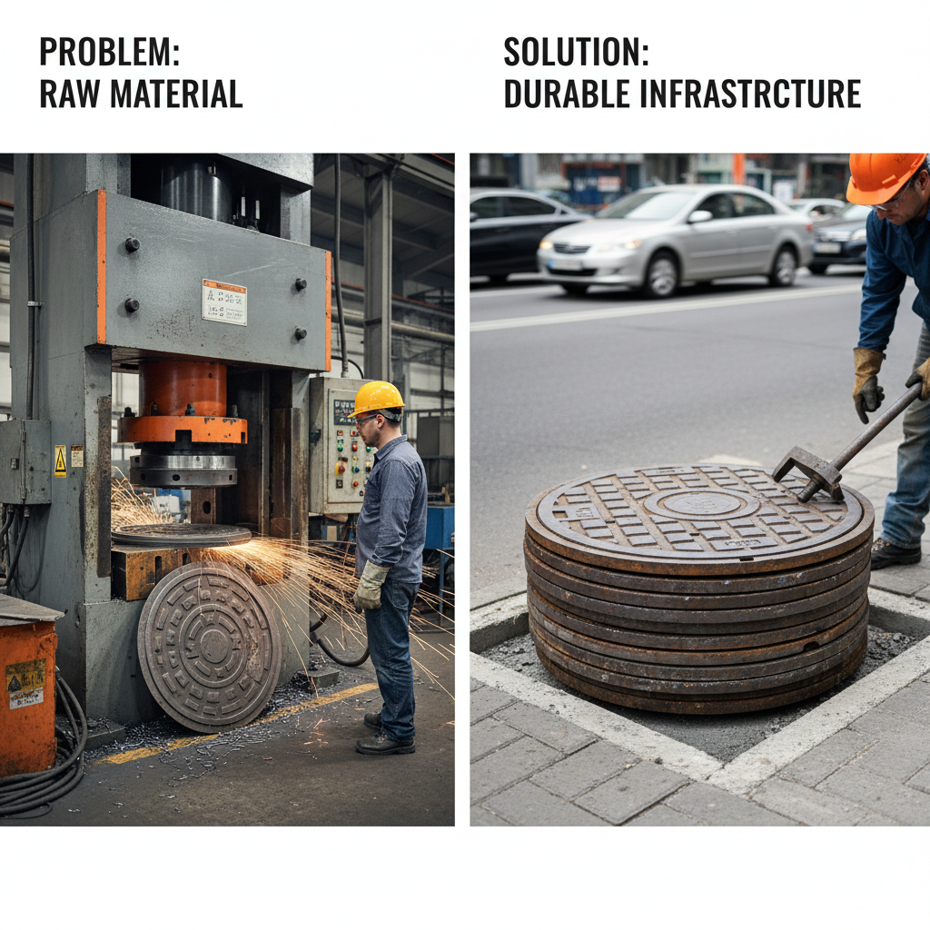 man hole cover factory