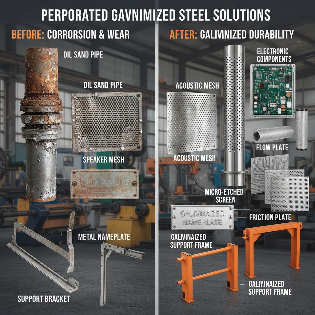 Industrial Applications and Benefits of perforated galvanized steel