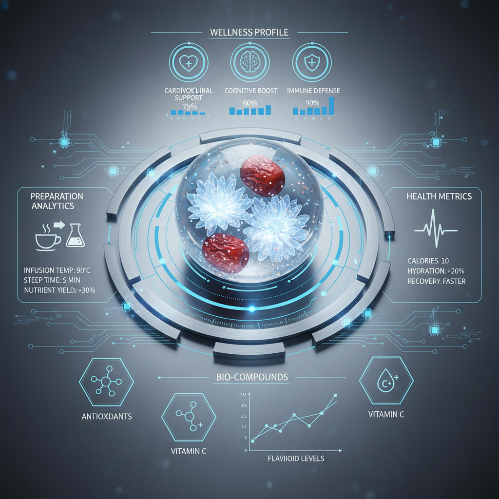 Health Benefits of Chrysanthemum Tea with Red Dates for Wellness
