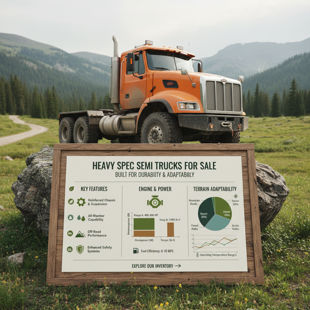 High Performance Heavy Spec Semi Trucks for Sale and Guide