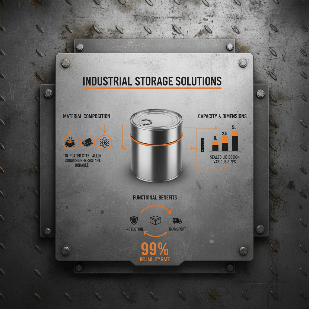 Premium Storage Tins with Lids for Product Preservation and Branding