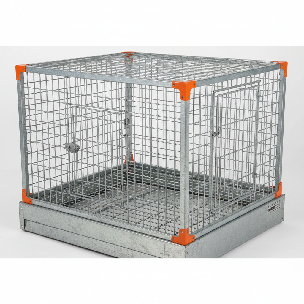 Efficient Rabbit Cage with Wire Bottom for Commercial Breeding