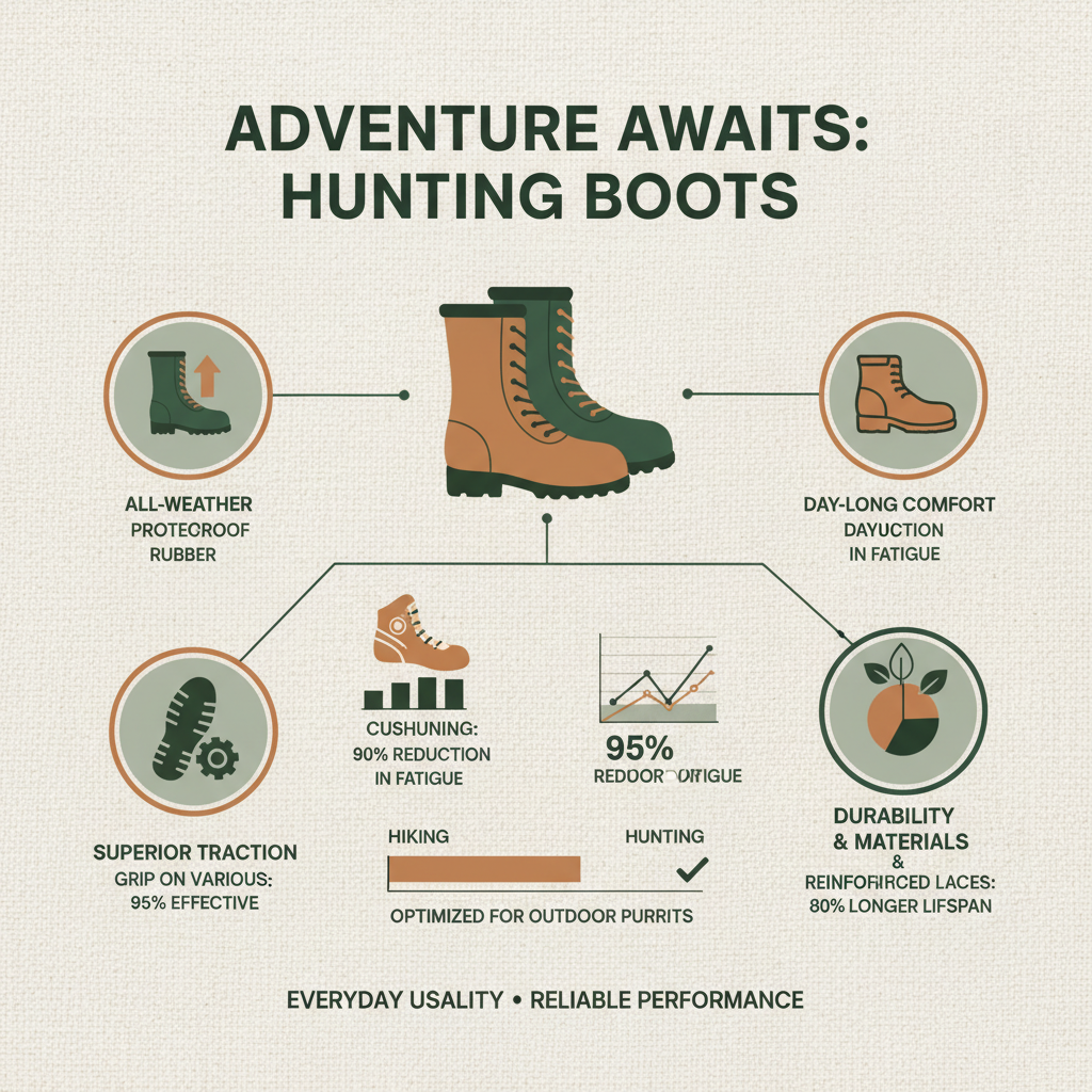 High Performance Hunting Boots Lace Up for Rugged Terrain Support