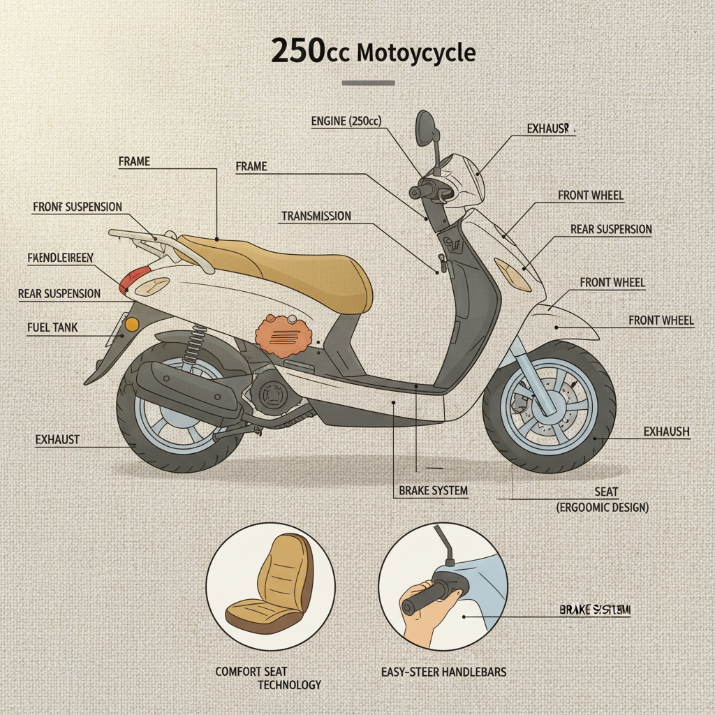 Benefits and Features of the 250cc scooter motorcycle for Urban Use