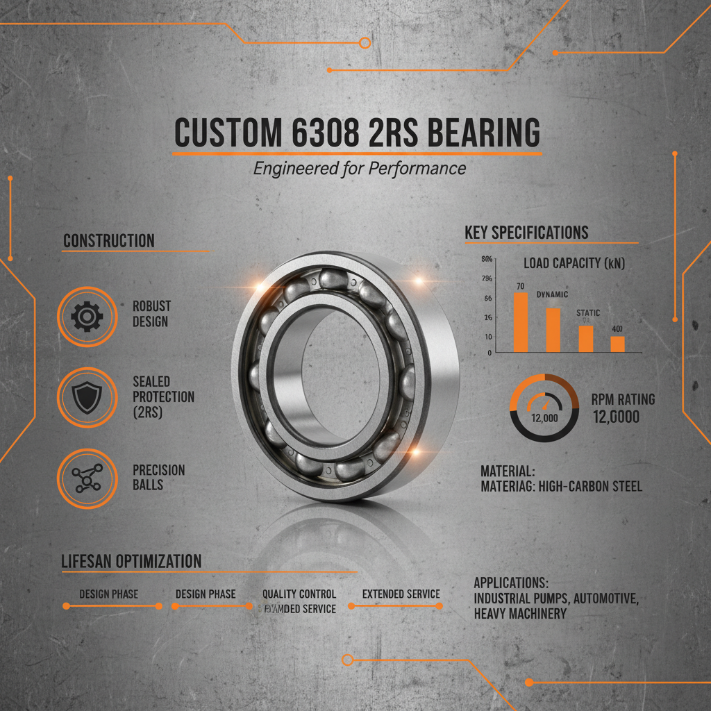 Industrial Precision and Reliability with custom 6308 2rs Bearings